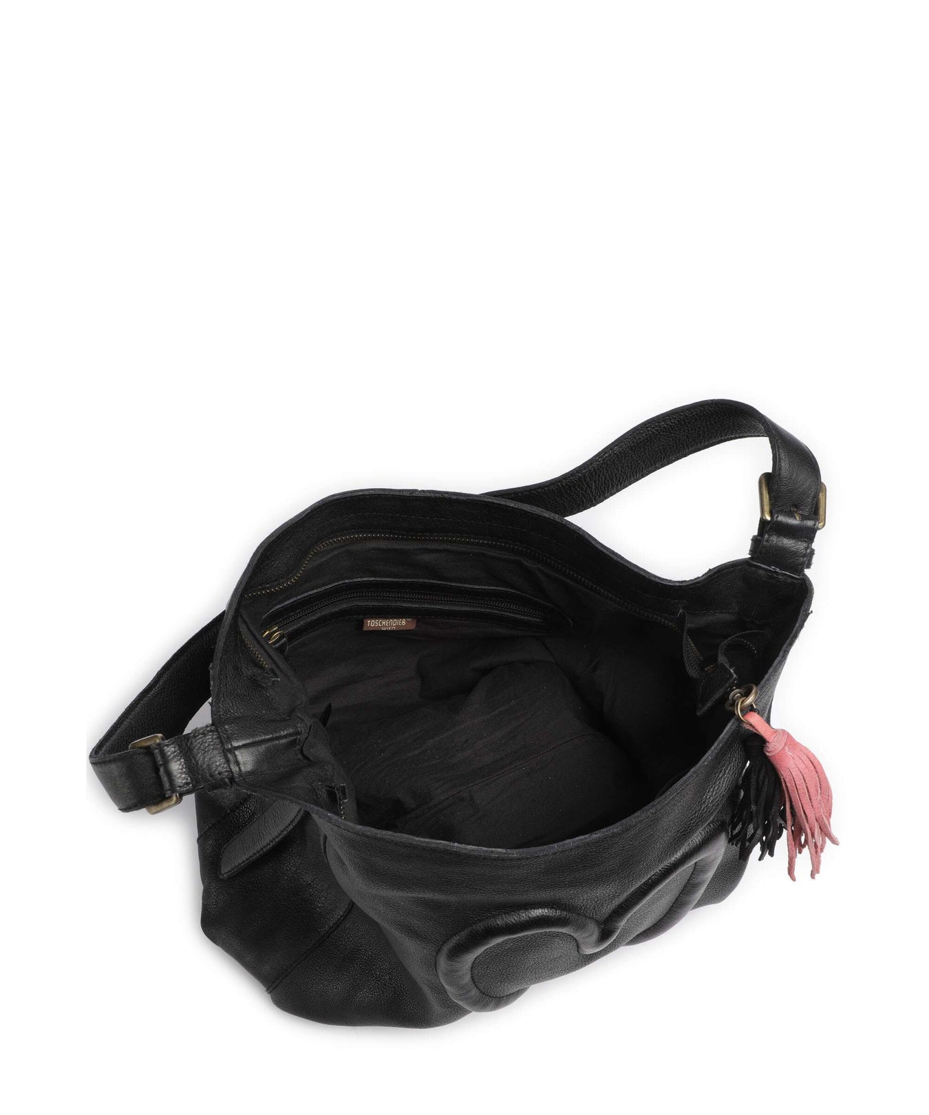Taschendieb Wien Herzweg 2 Hobo bag black bean
