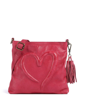 Taschendieb Wien Herzweg 4 Crossover väska pink love