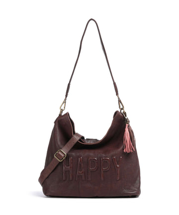 Taschendieb Wien Paoliweg 2 Axelremsväska brown brandy