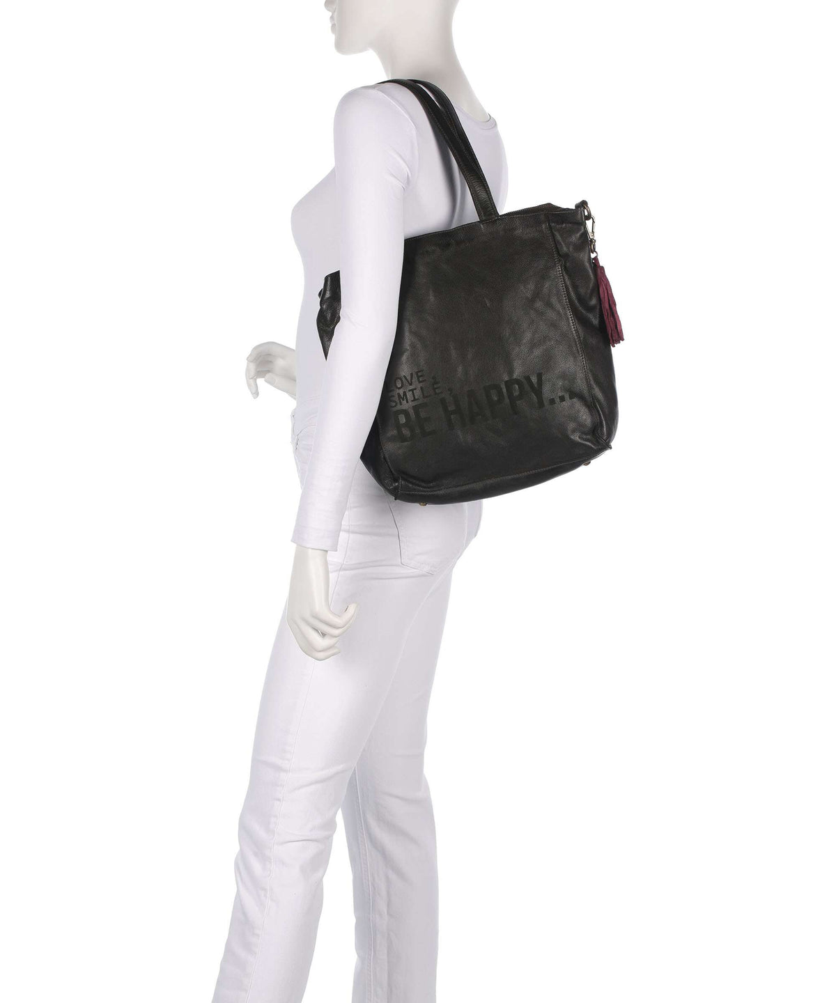 Taschendieb Wien Glücksbrücke 2 Tote bag green forest