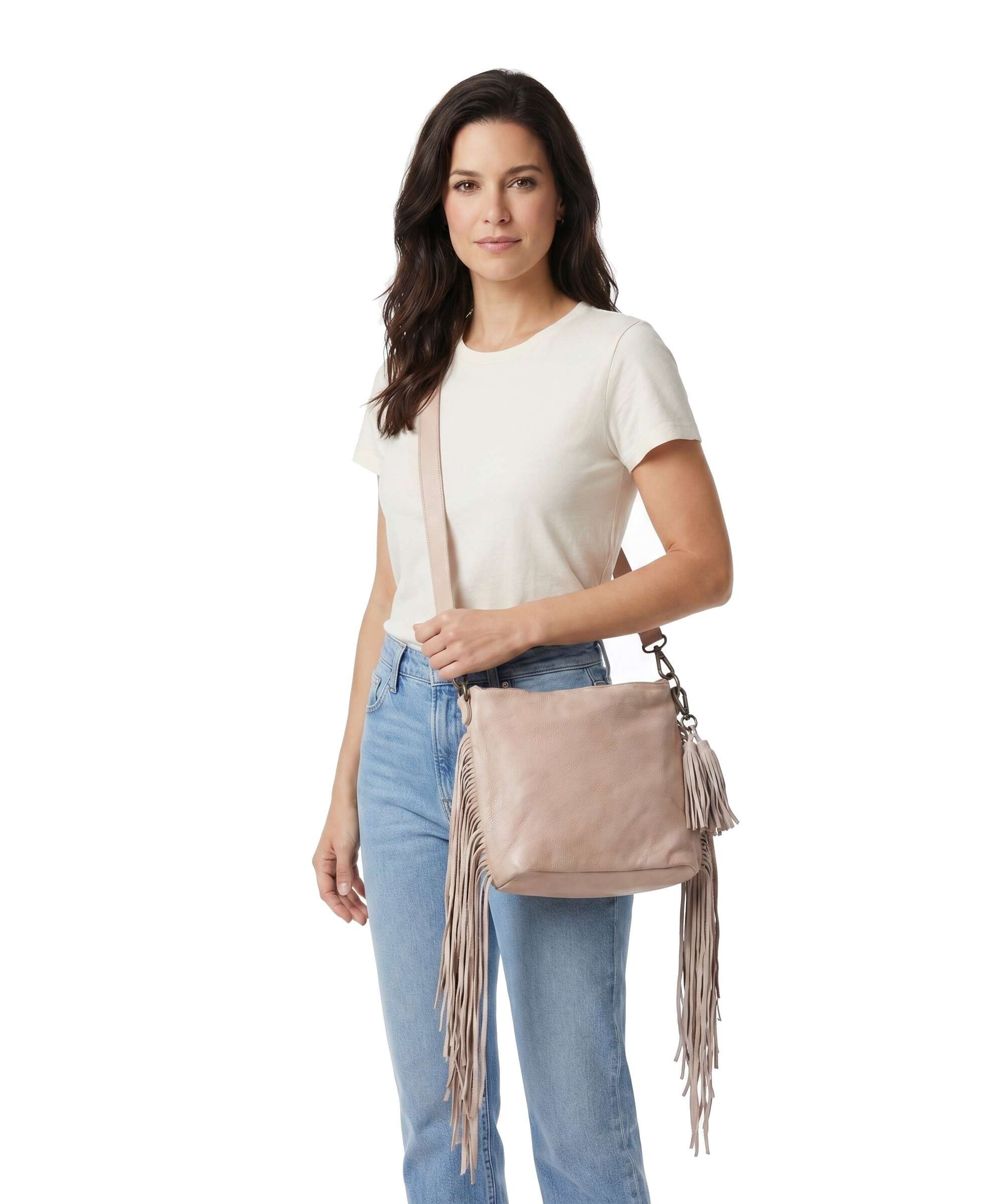 Taschendieb Wien Löwengasse 4x Crossbody bag linen rose