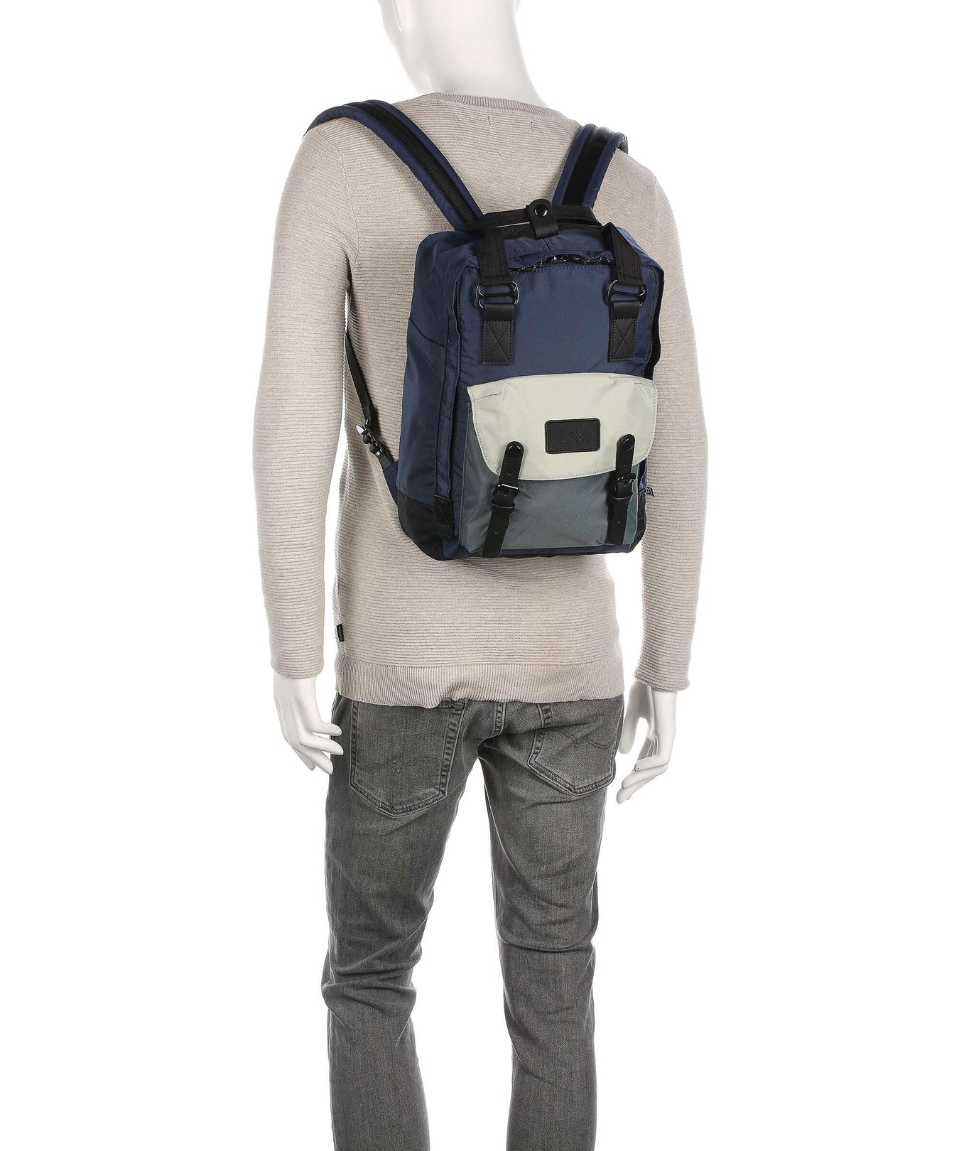 Doughnut Macaroon Backpack ivory/navy