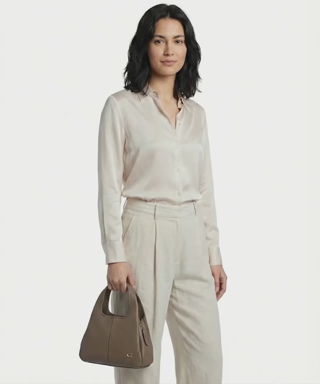 Coach Lana 23 Handväskor cream